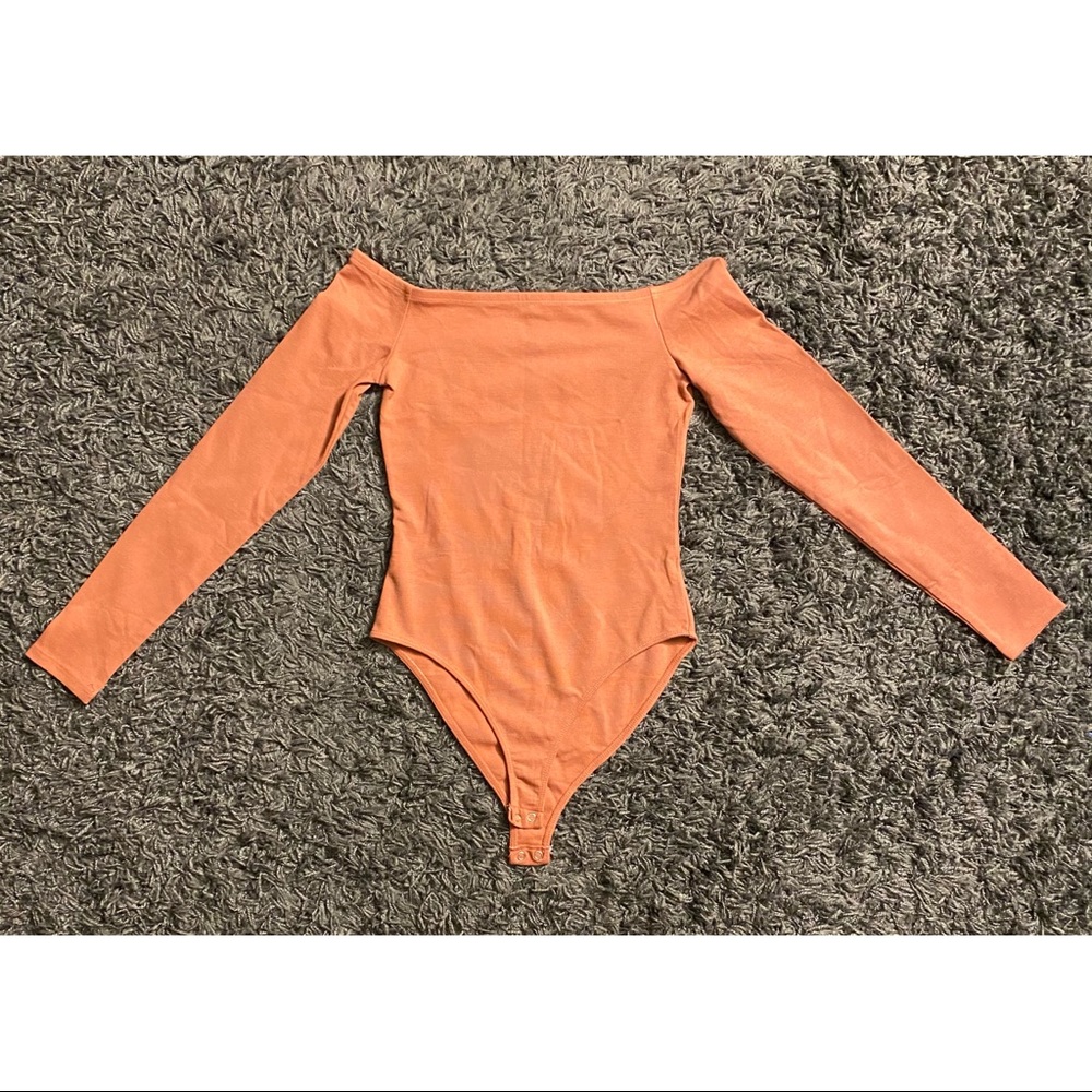 Forever 21 Bodysuit (Peach)